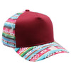 PB275PT Lady Plain Pony Tail Meshback Hat (Burgundy)