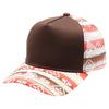 PB275PT Lady Plain Pony Tail Meshback Hat (Brown)