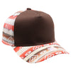 PB275PT Lady Plain Pony Tail Meshback Hat (Brown)