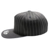 PB328 5-Panel Pinstripe Snapback Hat (D.Gray/White)