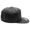 PB328 5-Panel Pinstripe Snapback Hat (D.Gray/White)