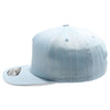 PB328 5-Panel Pinstripe Snapback Hat (Sky/White)