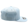 PB328 5-Panel Pinstripe Snapback Hat (Sky/White)