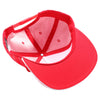 PB328 5-Panel Pinstripe Snapback Hat (Red/White)