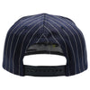 PB328 5-Panel Pinstripe Snapback Hat (Navy/White)