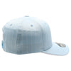 PB327 6-Panel Pinstripe Snapback Hat (Sky/White)