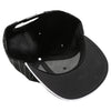 PB327 6-Panel Pinstripe Snapback Hat (Black/White)