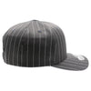 PB327 6-Panel Pinstripe Snapback Hat (D.Gray/White)