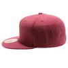 PB5000 TDC PitBull On-Field Wool Blend Flat Fitted Hats [Burgundy]