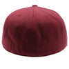 PB5000 TDC PitBull On-Field Wool Blend Flat Fitted Hats [Burgundy]