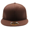 PB5000 TDC PitBull On-Field Wool Blend Flat Fitted Hats [Brown]