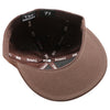 PB5000 TDC PitBull On-Field Wool Blend Flat Fitted Hats [Brown]