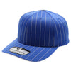 PB327 6-Panel Pinstripe Snapback Hat (Royal/White)