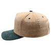 PB331 Five Panel Two-Tone Corduroy High Frame [D.Beige/D.Green]