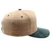 PB331 Five Panel Two-Tone Corduroy High Frame [D.Beige/D.Green]
