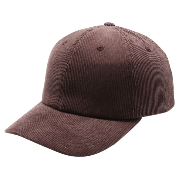 PB319 Unstructured Corduroy Six-Panel Dad Hat [Brown]