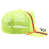 PB225R Five Panel Neon Reflective High Frame Meshback with Rope [Neon Yellow/ Orange]