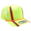 PB225R Five Panel Neon Reflective High Frame Meshback with Rope [Neon Yellow/ Orange]