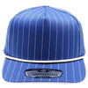 PB328R 5-Panel Pinstripe Snapback With Rope (Royal/White)