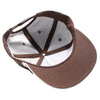 PB328R 5-Panel Pinstripe Snapback With Rope (Brown/White)