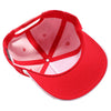 PB328R 5-Panel Pinstripe Snapback With Rope (Red/White)