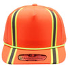 PB225R Five Panel Neon Reflective High Frame Meshback with Rope [Neon Orange/Yellow]