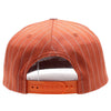 PB328R 5-Panel Pinstripe Snapback With Rope [B.Orange/White]