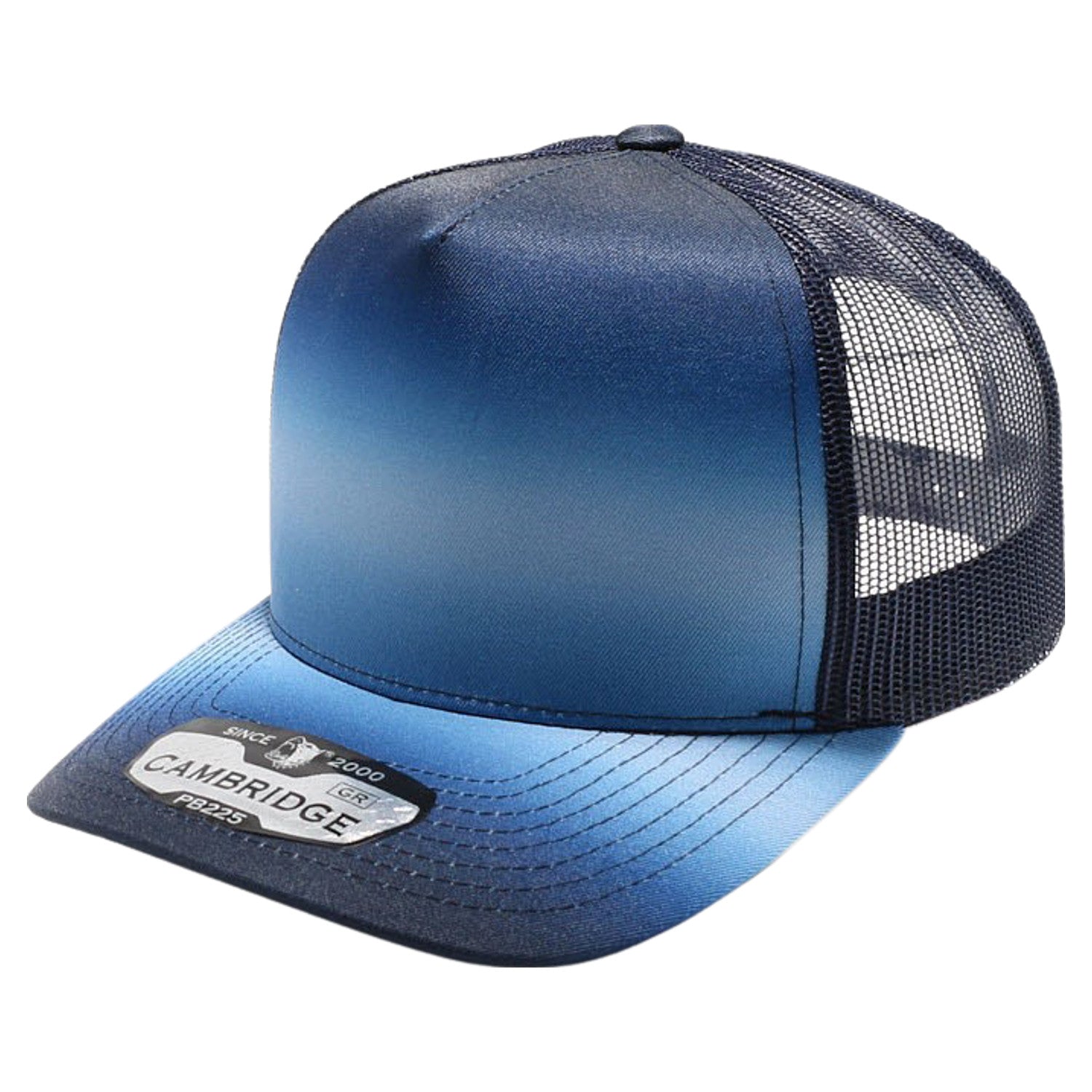 PB225GRN High Frame Gradation Meshback No Rope [Navy