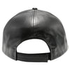 PB271L 100% Genuine Leather Velcro Hat [Black]