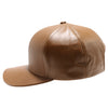 PB271L 100% Genuine Leather Velcro Hat [Light Brown]