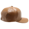 PB271L 100% Genuine Leather Velcro Hat [Light Brown]