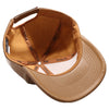 PB271L 100% Genuine Leather Velcro Hat [Light Brown]