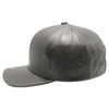 PB271L 100% Genuine Leather Velcro Hat [Charcoal]