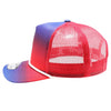 PB225GR High Frame Gradation Meshback [Royal/Red]