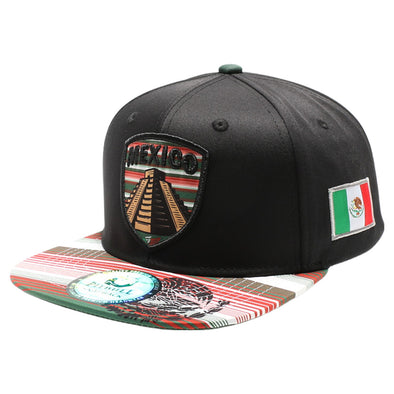 Mexico Series Snapback MX-T6 (Black)
