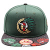 Mexico Series Snapback J-8 (D.Green)