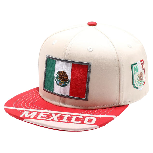 Sprinter 3 Patch Snapback Mexico Flag-2 (Cream/Red)