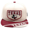 Sprinter 3 Patch Snapback Texas-2 (Cream/Burgundy)