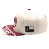 Sprinter 3 Patch Snapback Texas-2 (Cream/Burgundy)