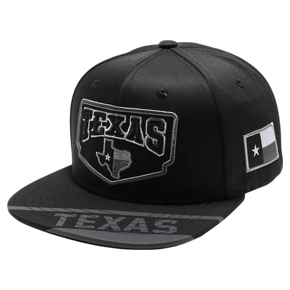 Sprinter 3 Patch Snapback Texas-2 (Black)