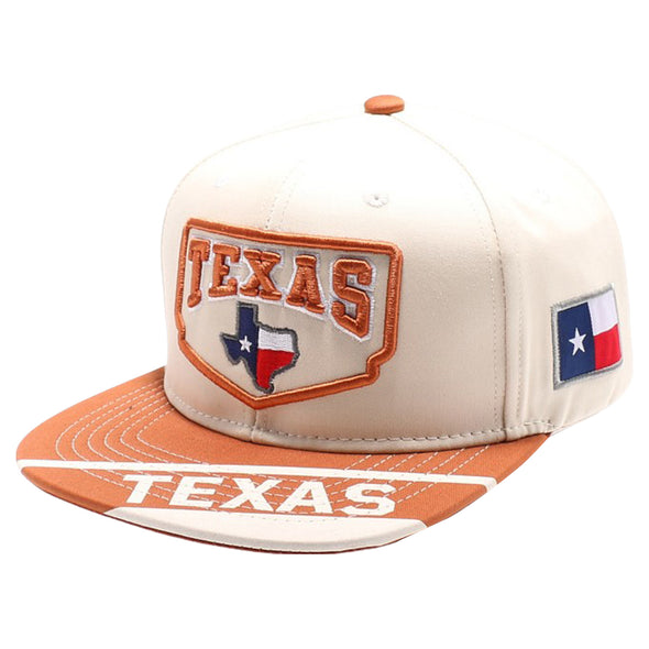 Sprinter 3 Patch Snapback Texas-2 (Cream/B.Orange)