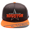 Sprinter 3 Patch Snapback Houston-2 (Charcoal/Orange)