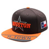 Sprinter 3 Patch Snapback Houston-2 (Charcoal/Orange)