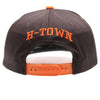 Sprinter 3 Patch Snapback Houston-2 (Charcoal/Orange)
