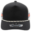 PB225W Five Panel Western Rope [Black/Cream]
