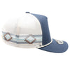 PB225W Five Panel Western Rope [Navy/Cream]