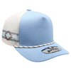 PB225W Five Panel Western Rope [Light Blue/Cream]