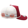 PB225W Five Panel Western Rope [Burgundy/Cream]