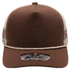 PB225W Five Panel Western Rope [Brown/Khaki]