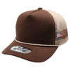 PB225W Five Panel Western Rope [Brown/Khaki]